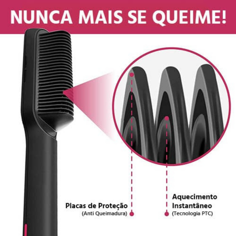 Escova Alisadora Multifuncional